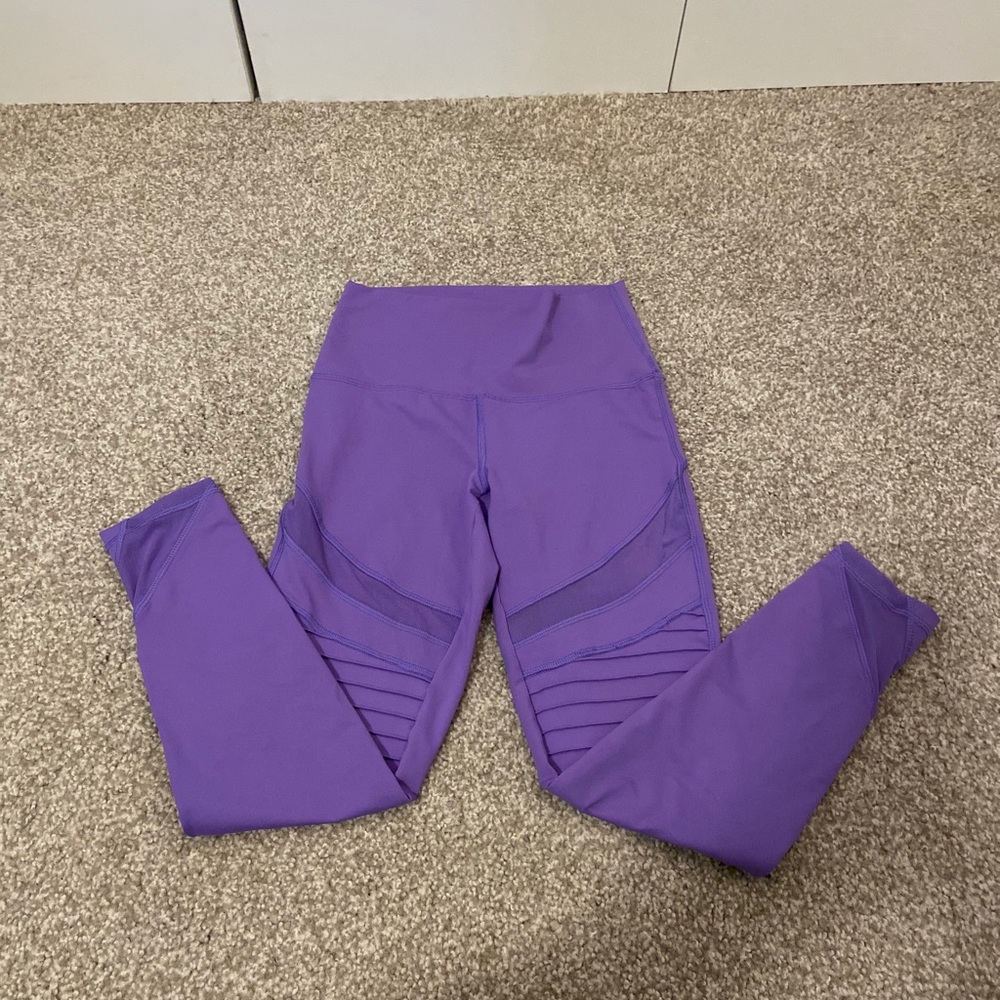 Aerie High Rise Chill.Play.Move. Lavender Leggings - Picture 3 of 6